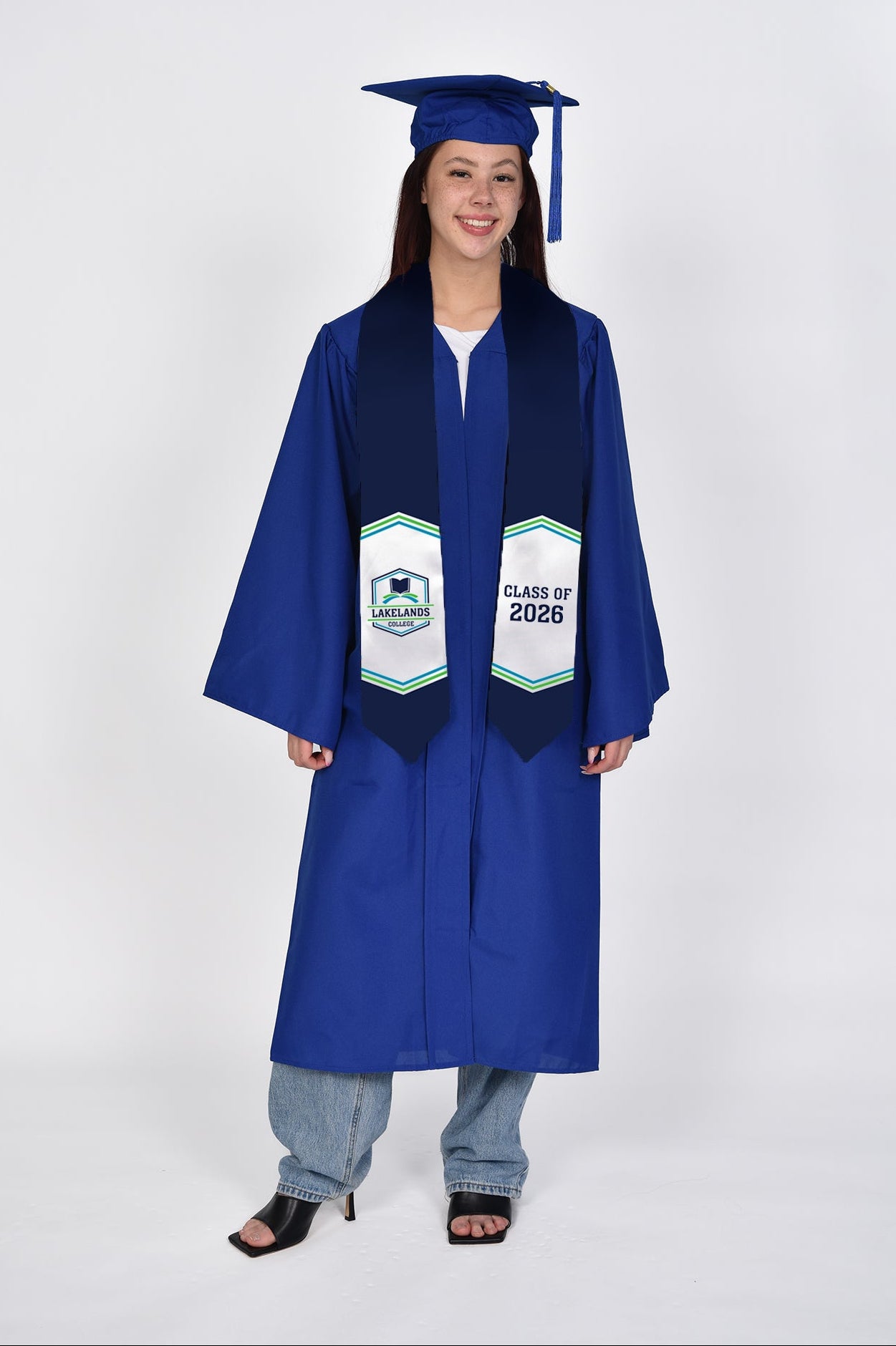 Personalised Graduation Stole designed for United States college