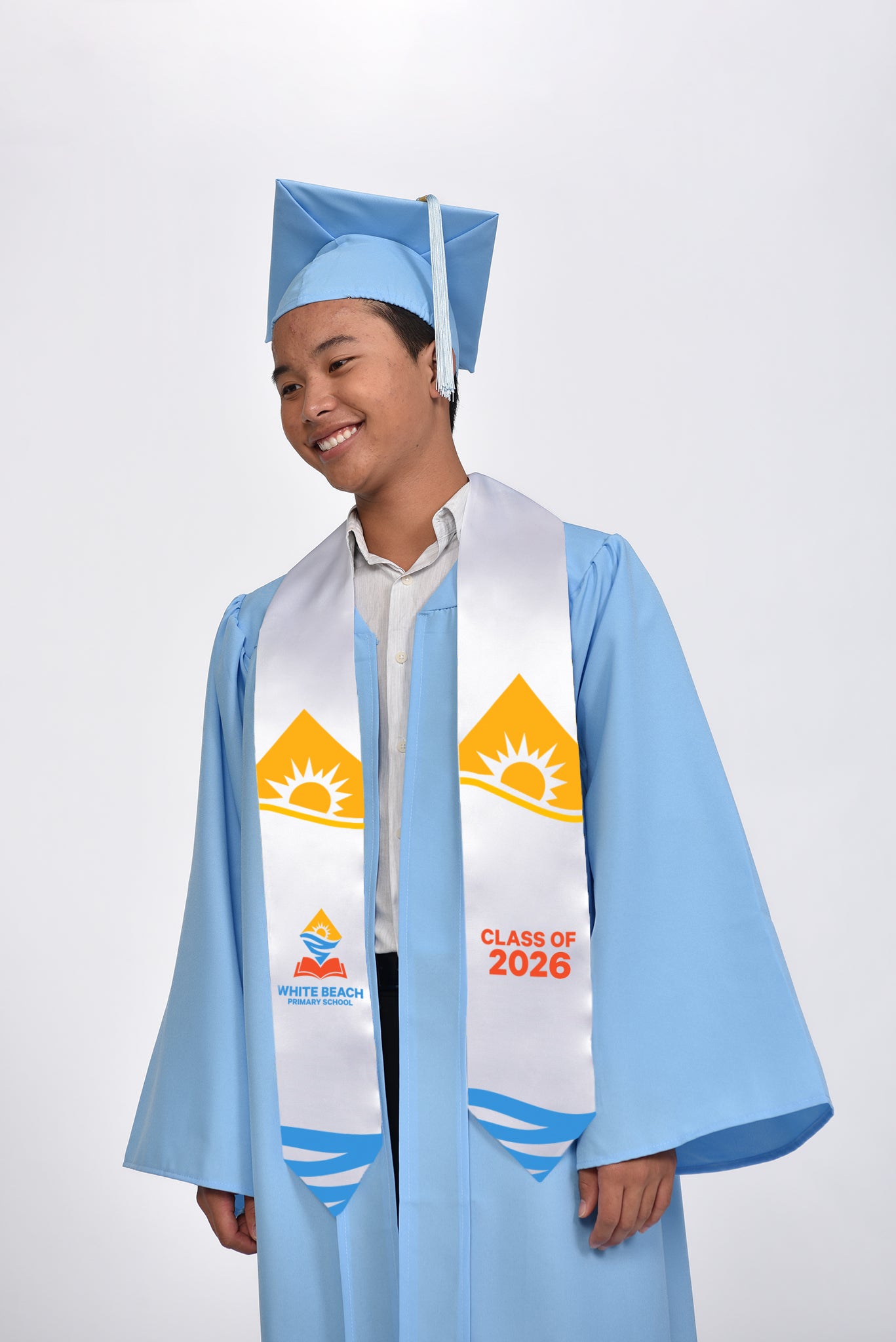 Middle School custom design academic stole product