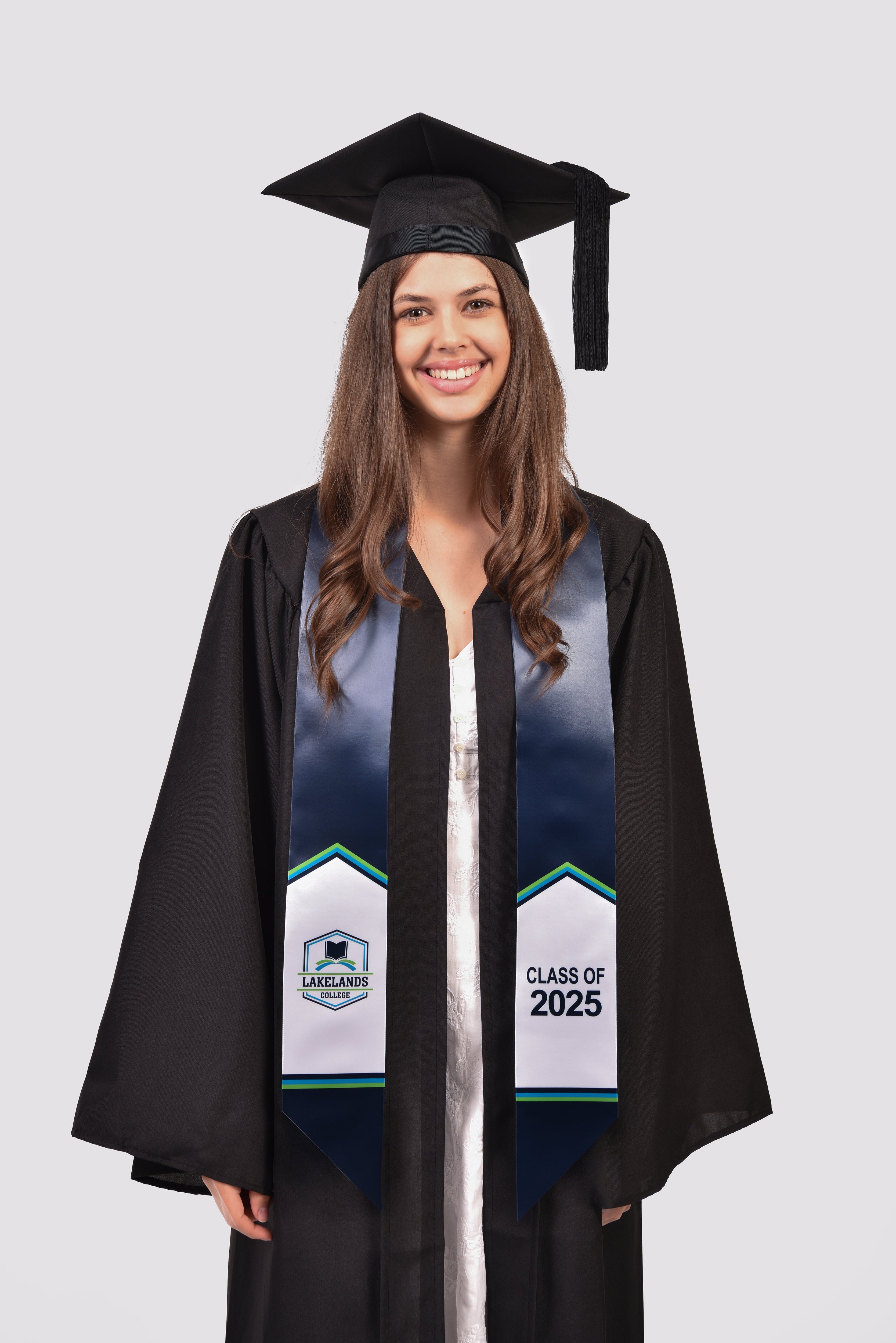 Ribbon Style Class of 2025 Graduation Sash Design