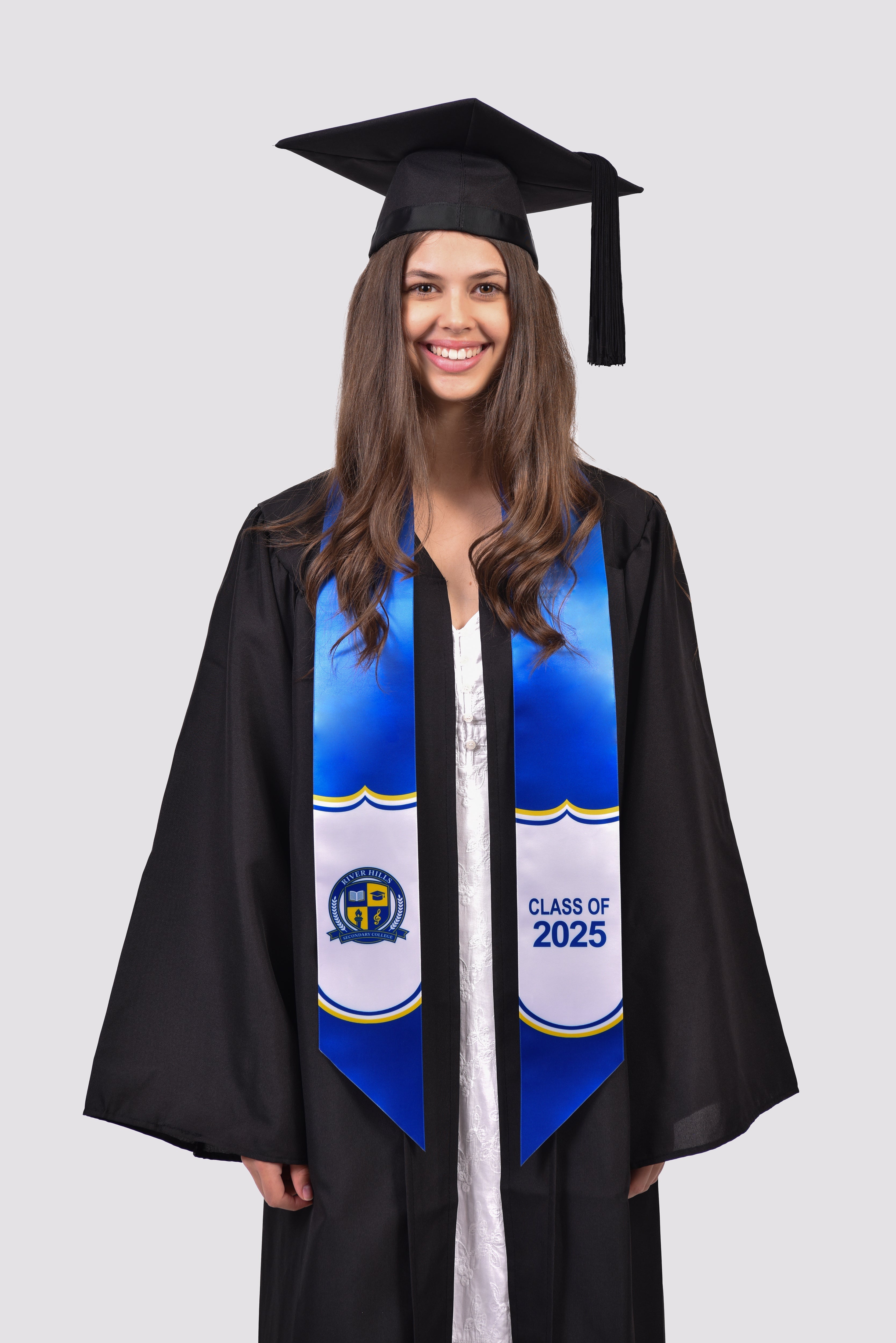 Custom Graduation Stole - Ribbon Style