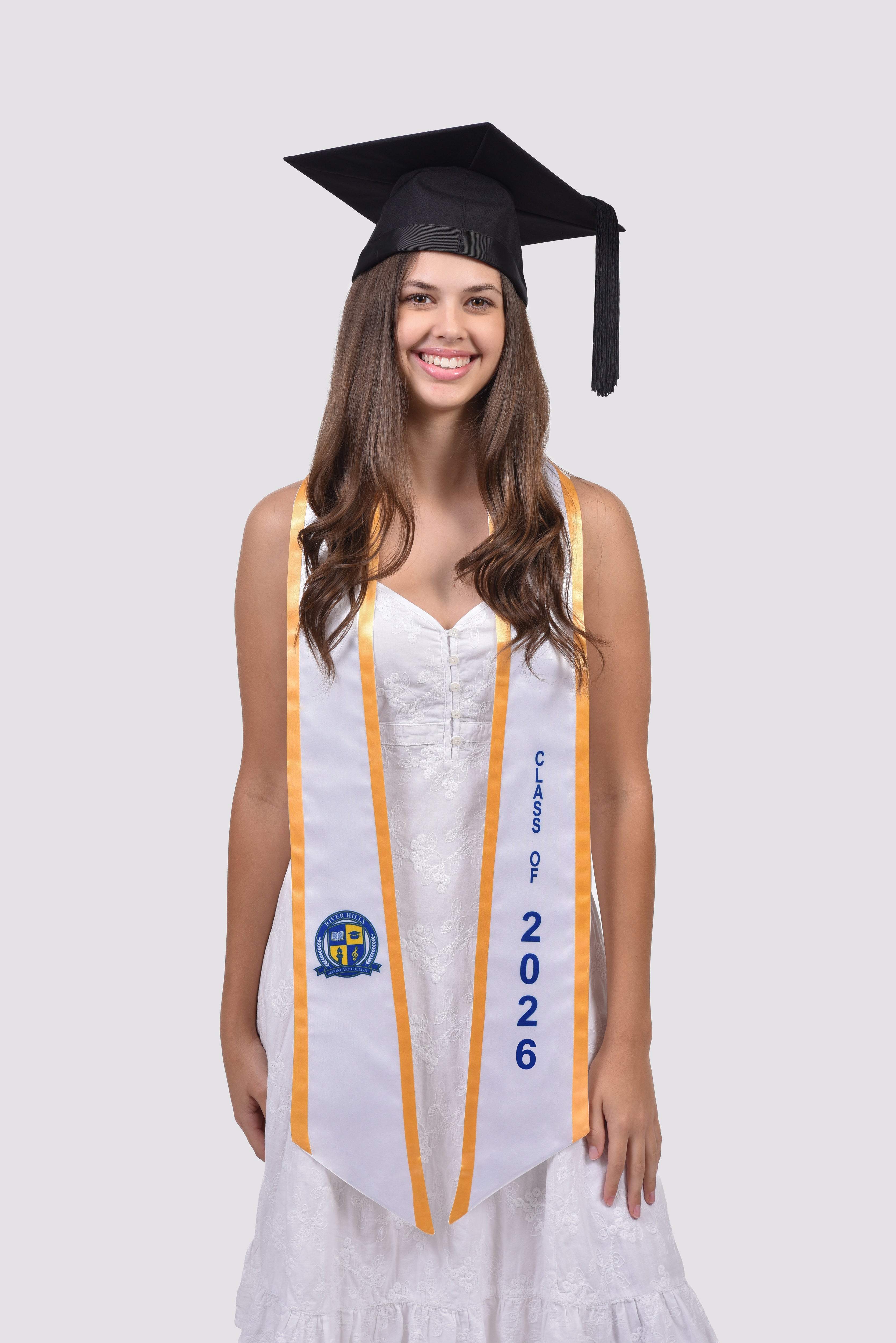 Custom Graduation Stole - Edge Trim