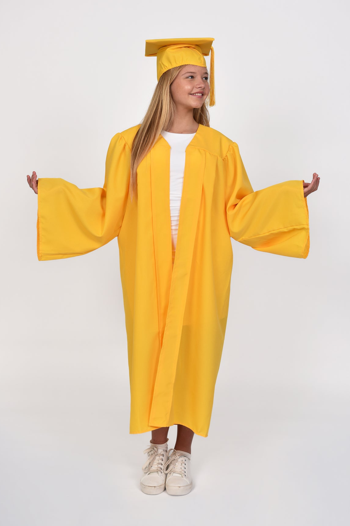 Middle School & Junior High School Graduation Gown & Cap Set