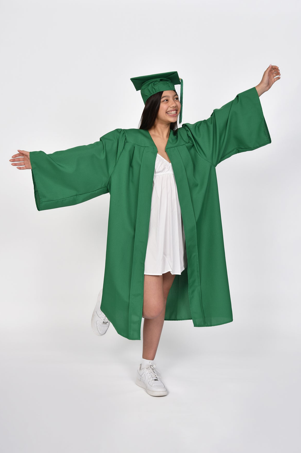 graduation cap and gown fancy dress Elementary School Graduate & Set Structured Corset Dress